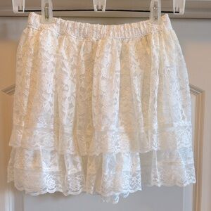 NWT Abercrombie Kids Lace Skirt
